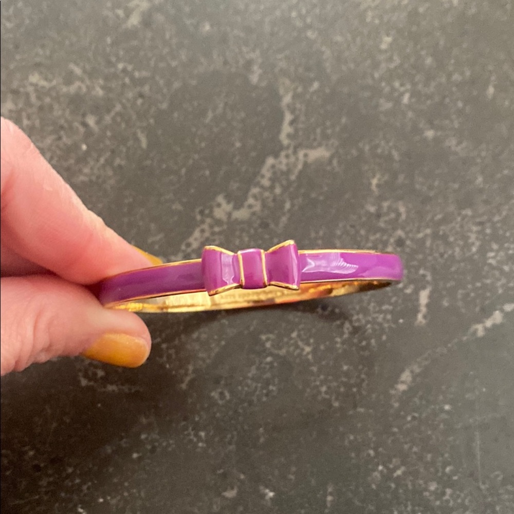 Kate Spade Purple Bow Bangle